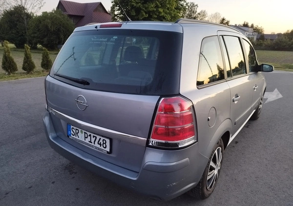 Opel Zafira cena 12900 przebieg: 217500, rok produkcji 2007 z Poniatowa małe 326